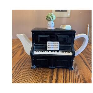 Vintage Lillian Vernon Piano Novelty Teapot Music Lover’s Collectible